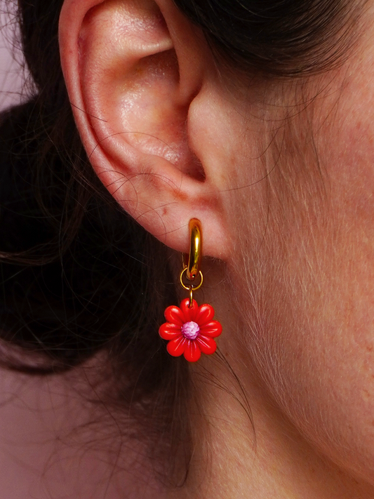 Boucles Flowers - orange