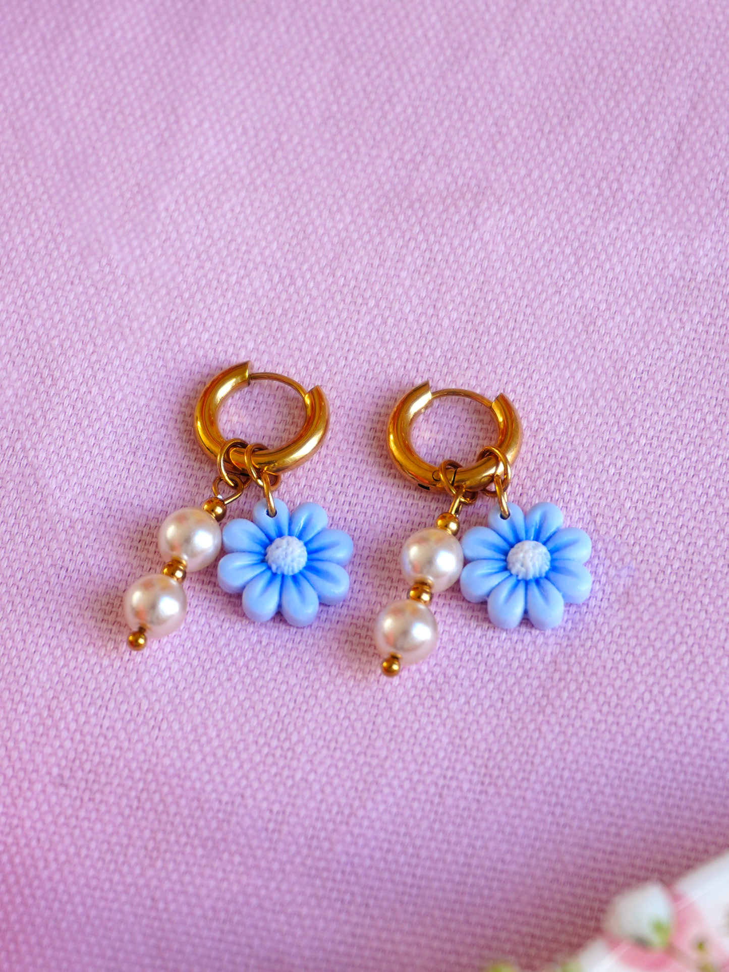 Boucles Flowers interchangeables - 2 coloris