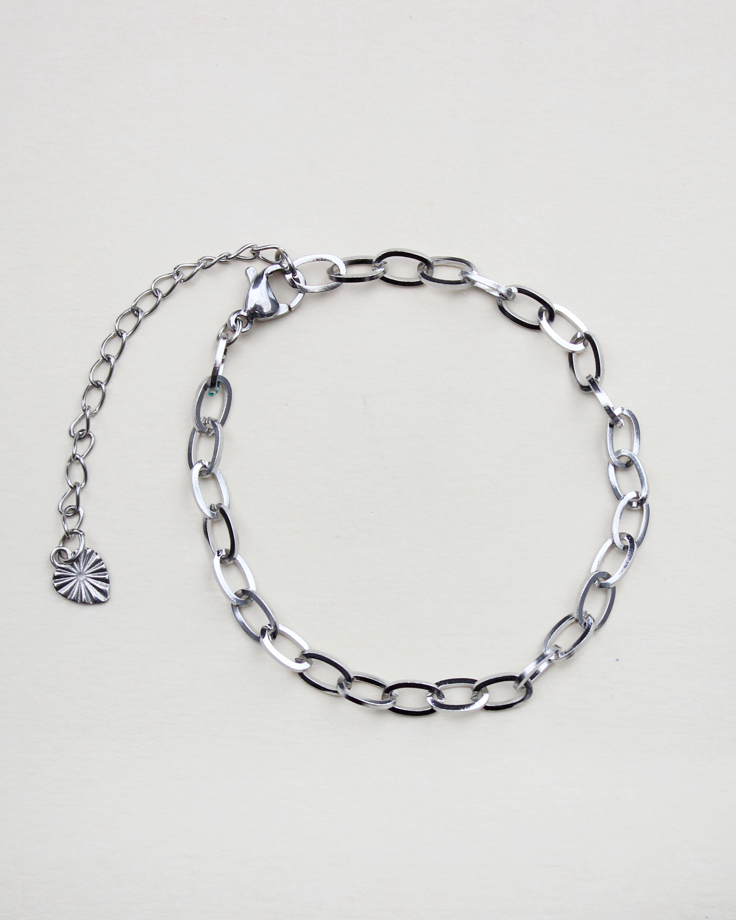 Bracelet Lou argenté - jusqu'à 5 charms