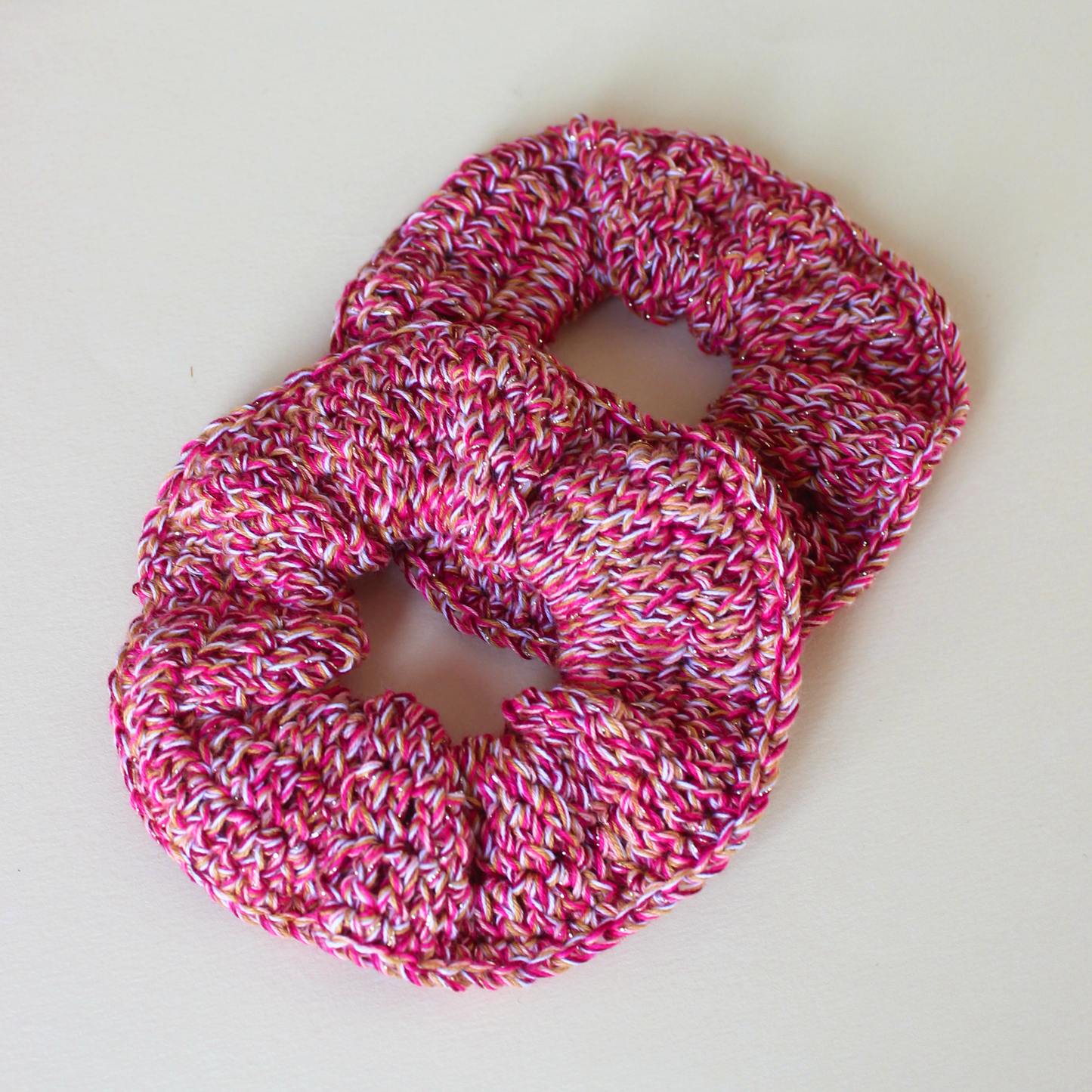 Chouchou multicolore pailleté