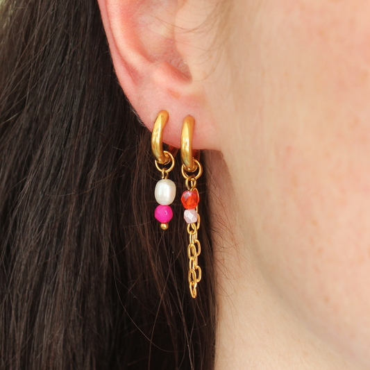 Boucles d'oreilles modulables - Claire