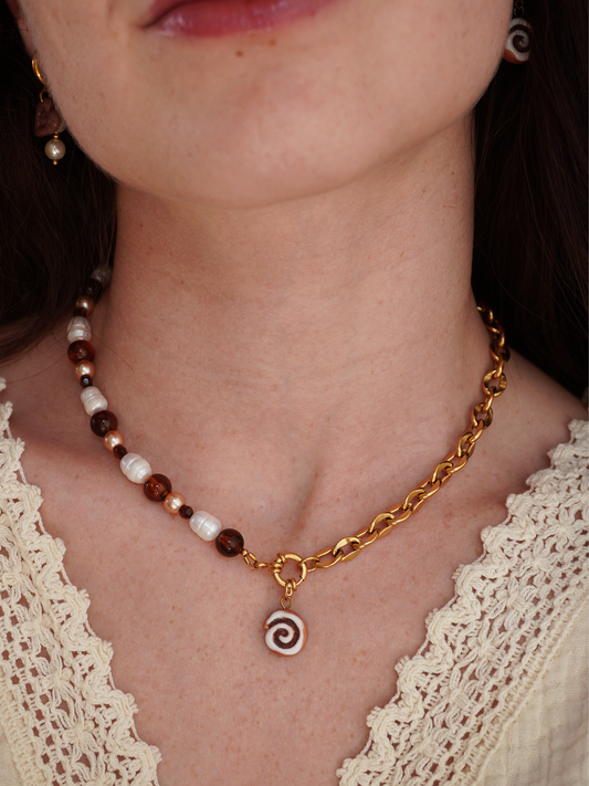 Collier 2-en-1 Brown Sugar