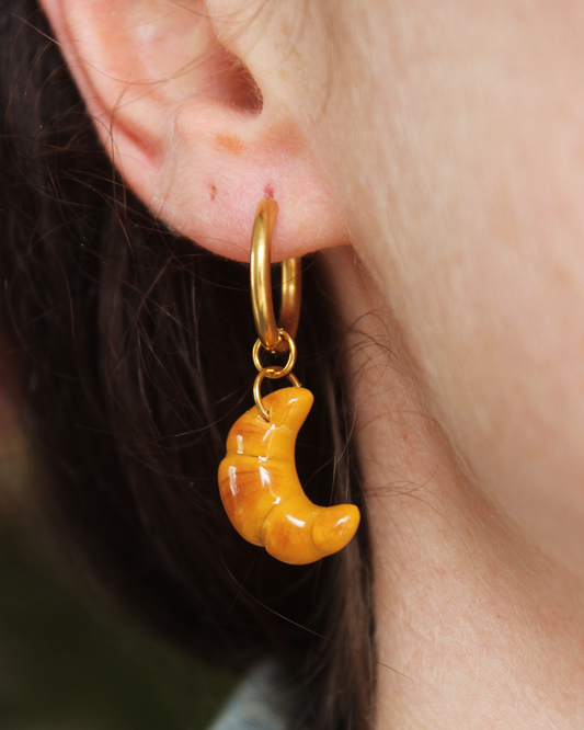 Créoles - dorées ou argentées (paire)