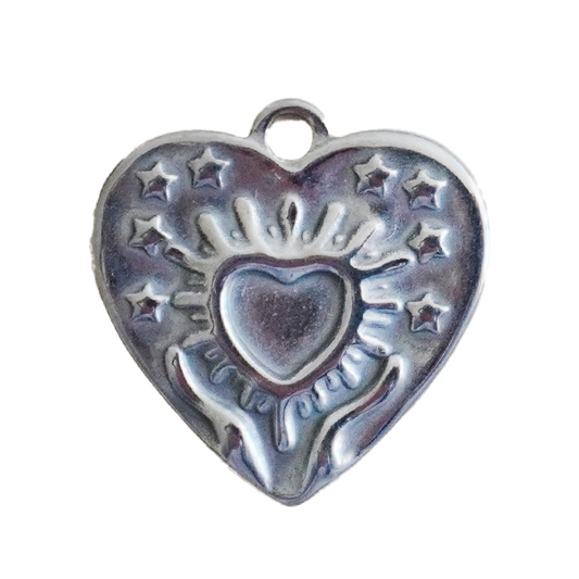 Médaillon coeur (central)