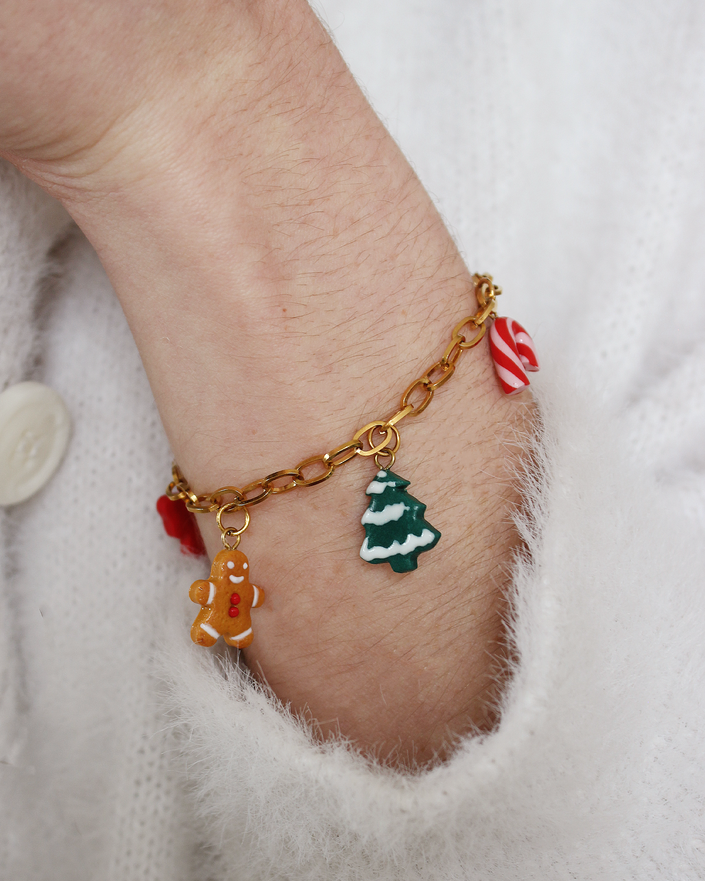 Bracelet Lou doré - jusqu'à 5 charms