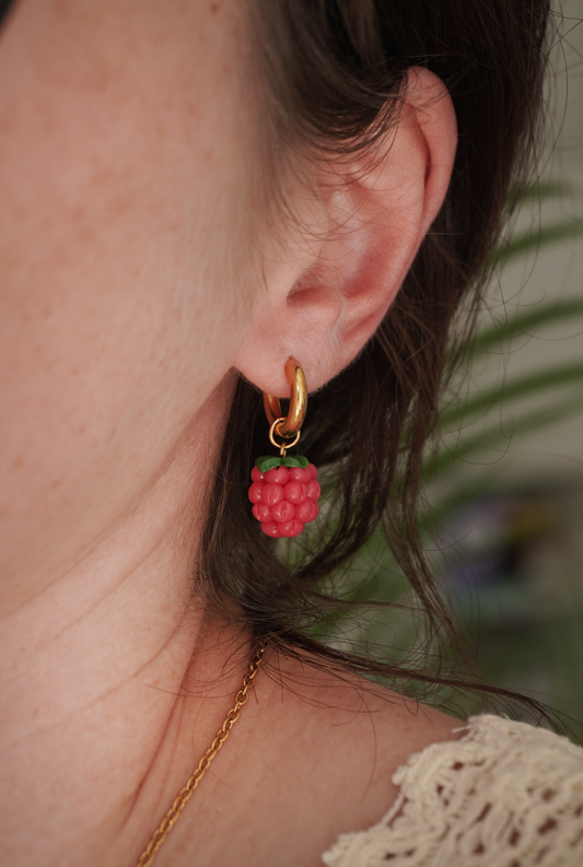 Créoles framboise