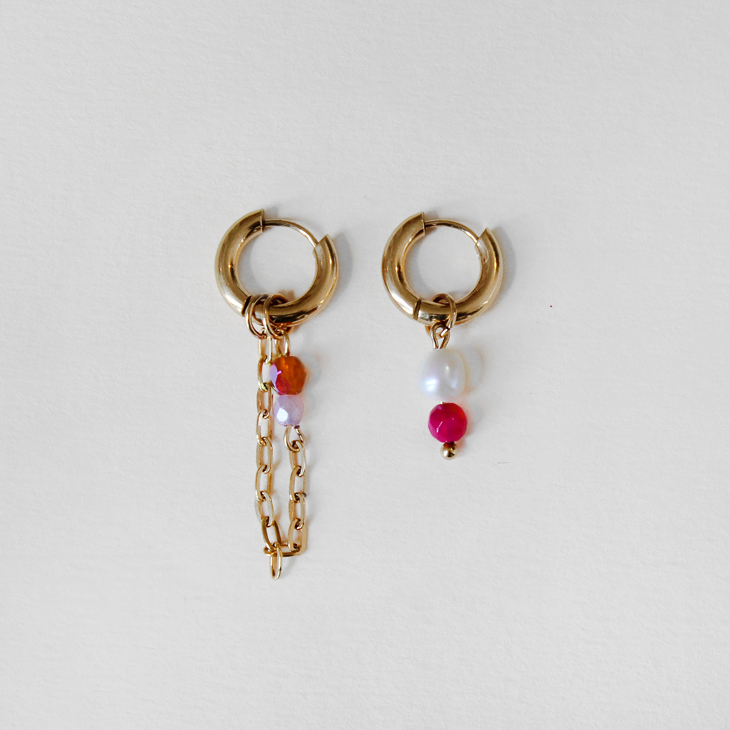 Boucles d'oreilles modulables - Claire