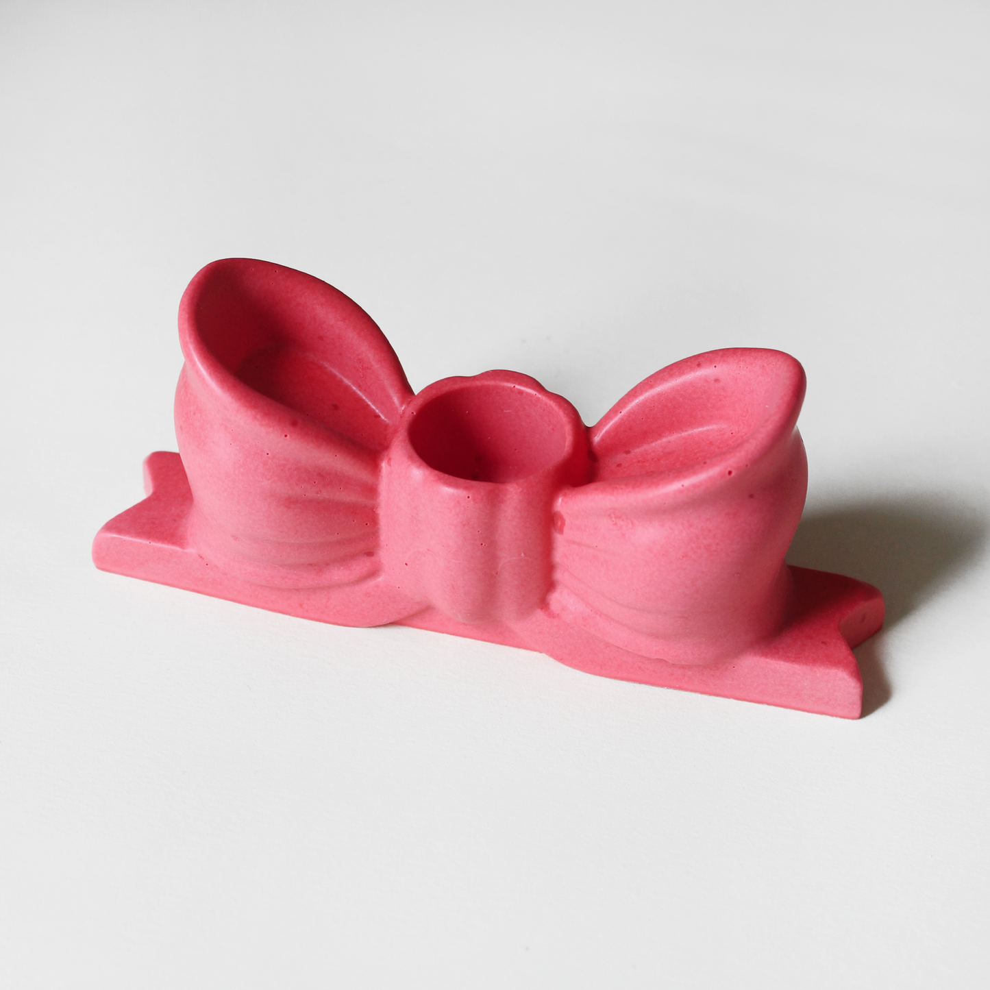 Bougeoir noeud - rouge - Seconde chance ✵