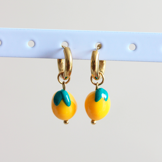 Boucles d'oreilles - Citrons