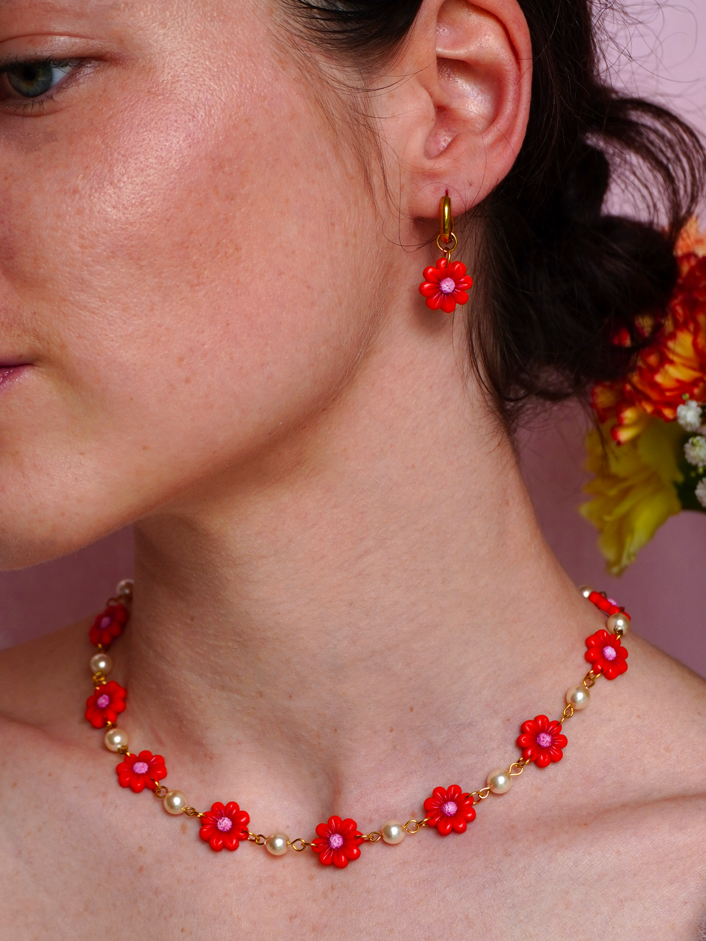 Boucles Flowers - orange