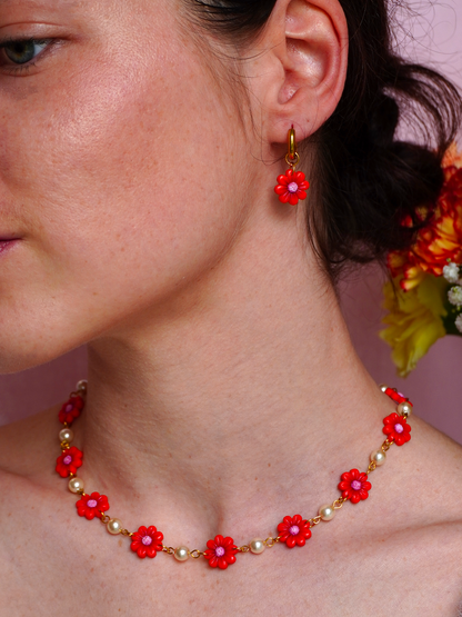 Boucles Flowers - orange