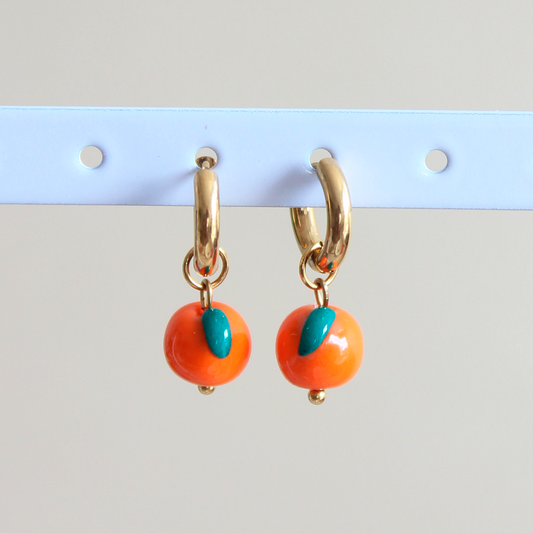 Boucles d'oreilles - Oranges