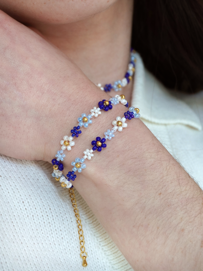 Bracelet Jasmine bleu