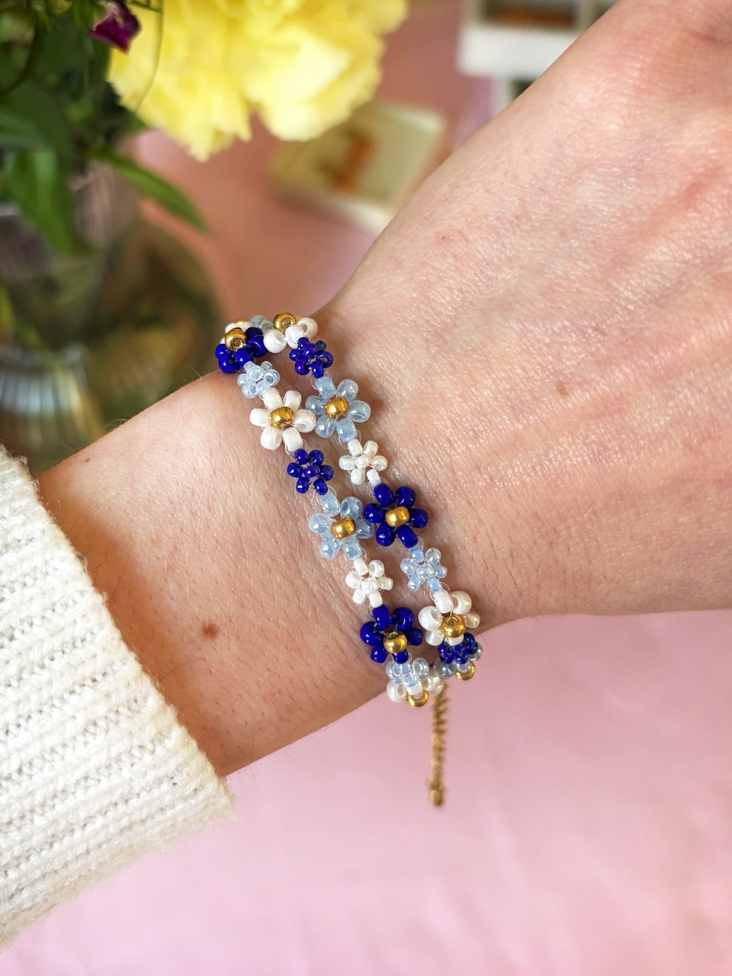 Bracelet Jasmine bleu