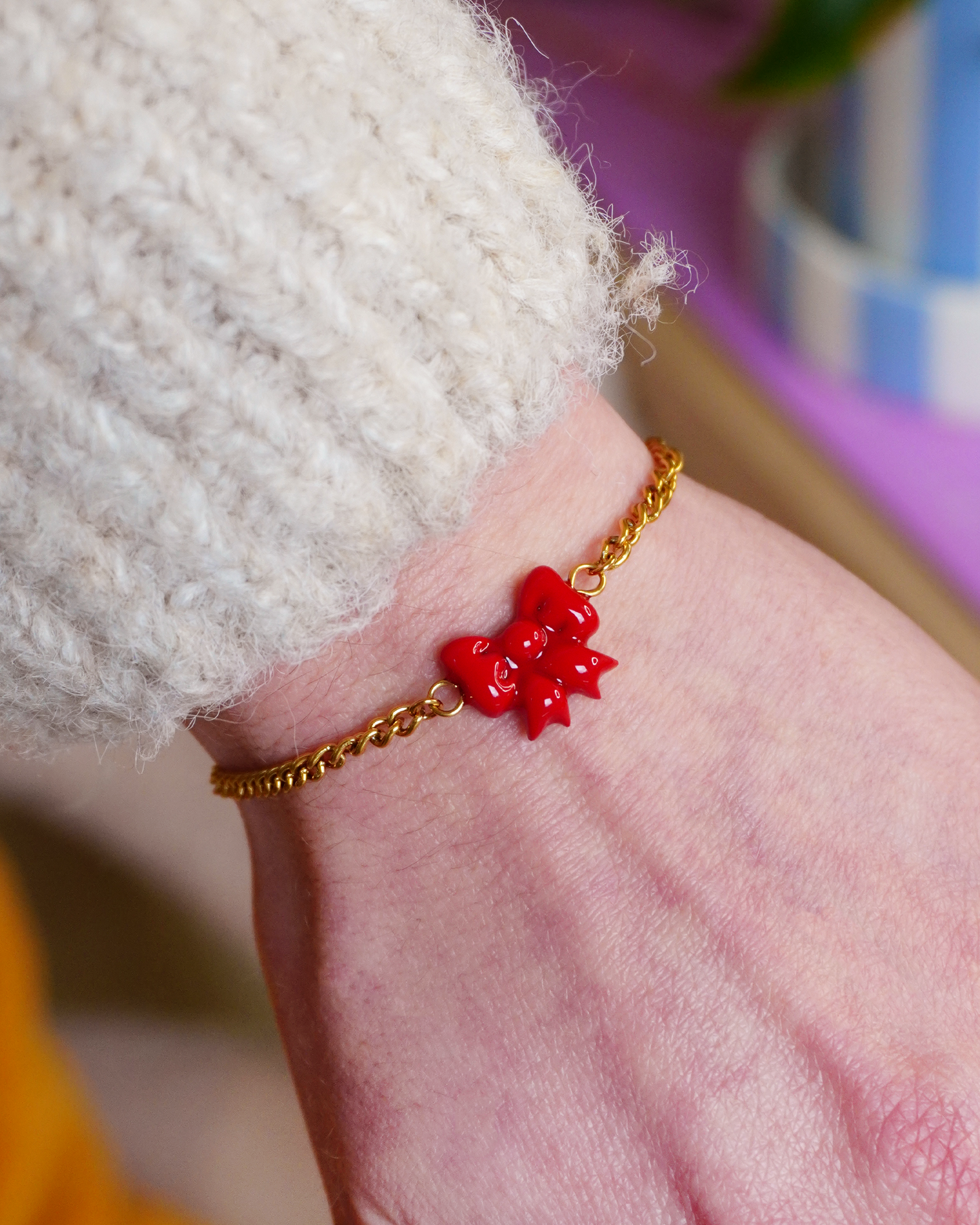 Bracelet noeud - 2 couleurs