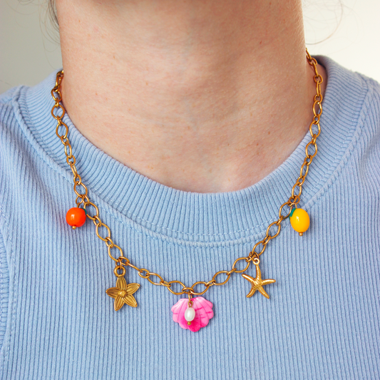 Collier Citronnade - Doré