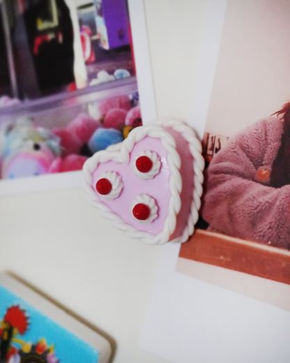 Magnet gâteau cœur