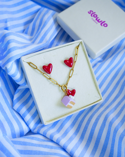 Coffret Camélia - doré et argenté