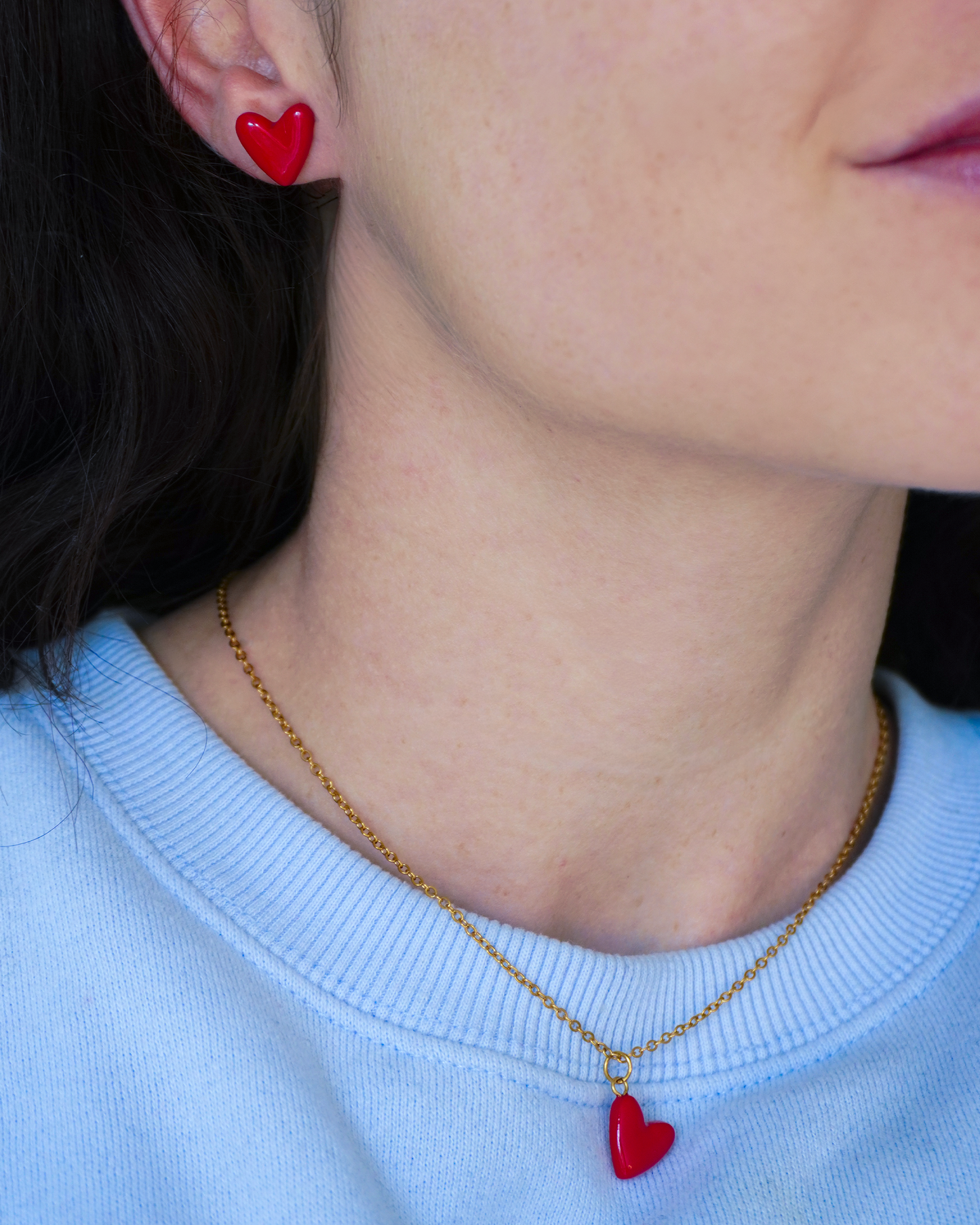 Coffret Coeur - doré et argenté