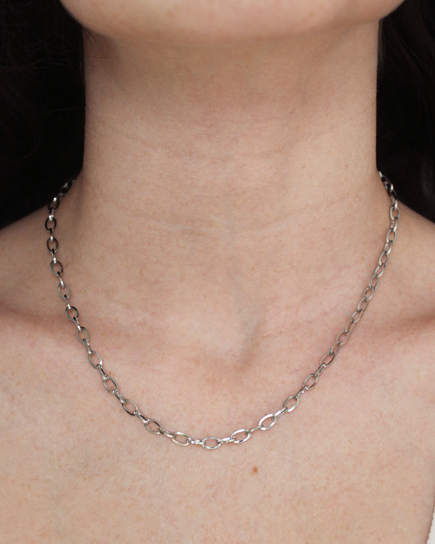 Collier Lou argenté - jusqu'à 7 charms