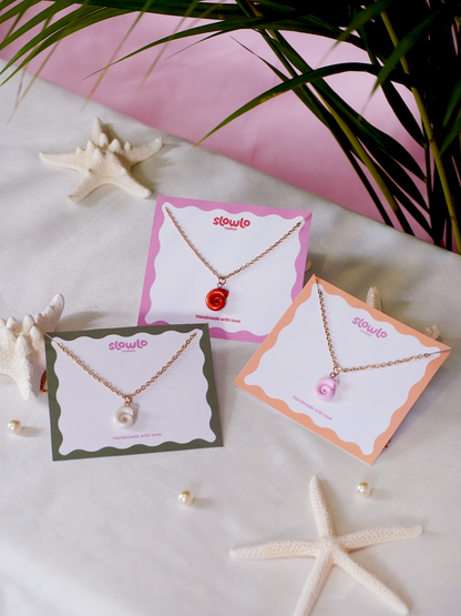 Collier Escargot - 3 coloris
