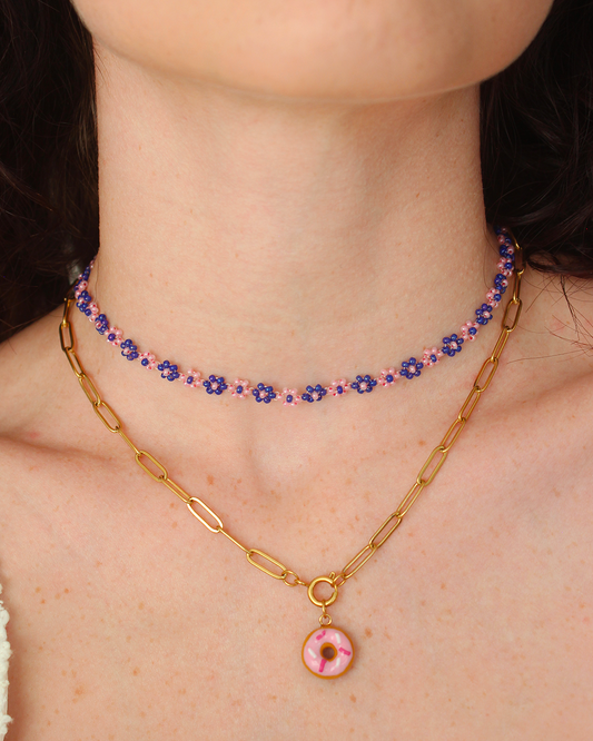 Colliers petites fleurs