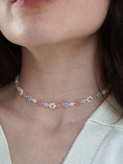 Collier Jasmine pastel