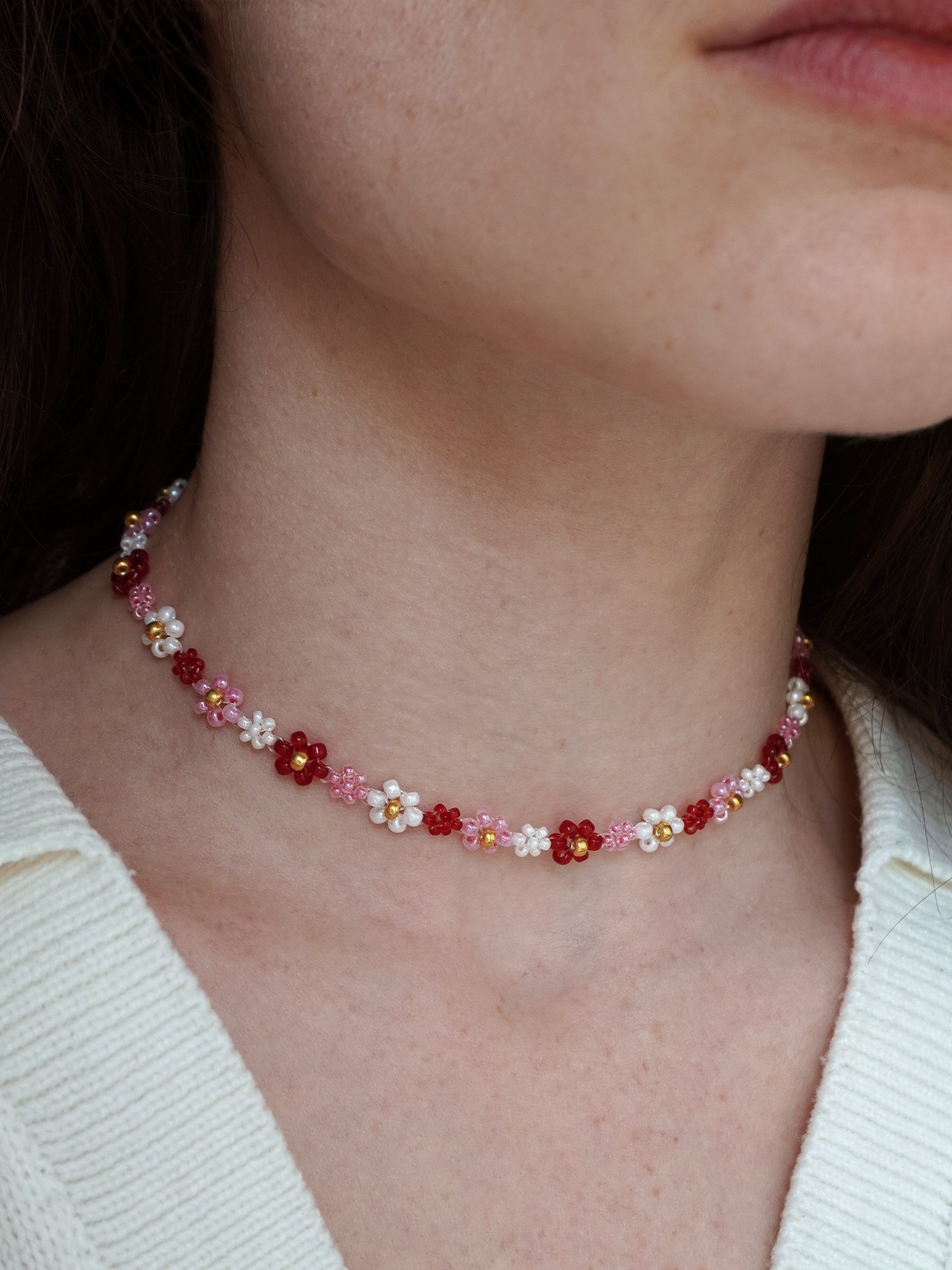 Collier Jasmine rose