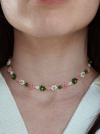 Collier Jasmine vert