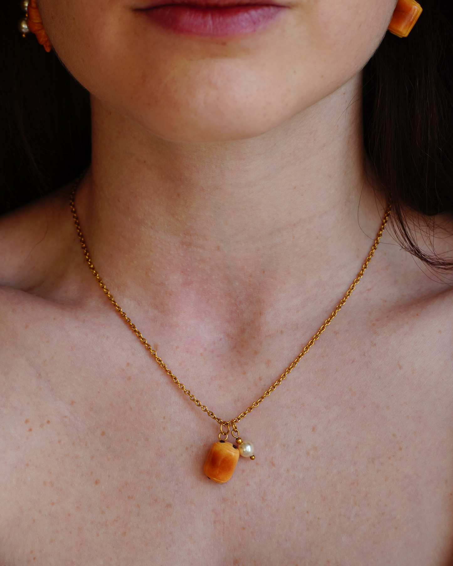 Collier Lily - Pain au chocolat