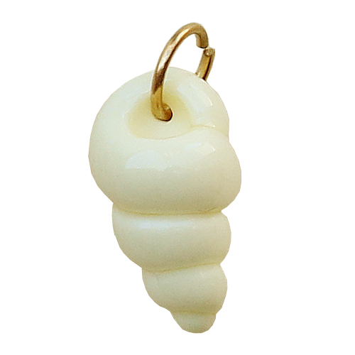 Coquillage jaune clair