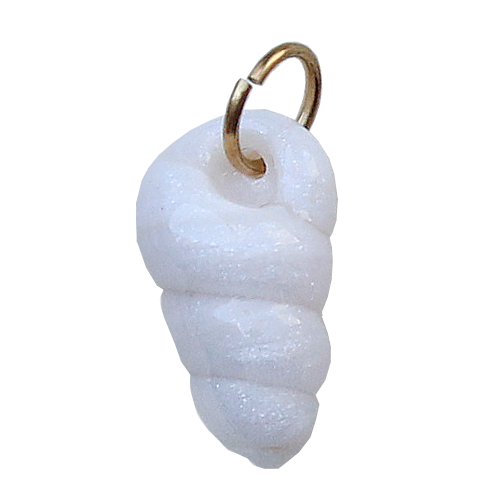 Coquillage blanc nacré