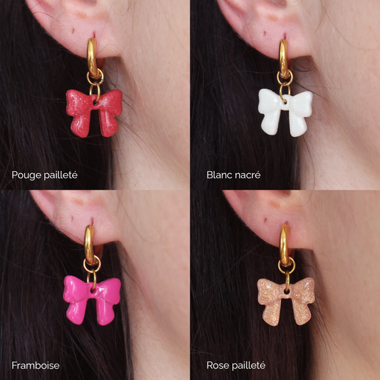 Charms Noeud - plusieurs coloris