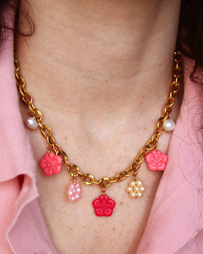 Collier Ezra doré - jusqu'à 7 charms