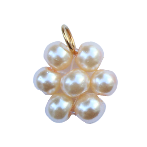 Fleur perle beige