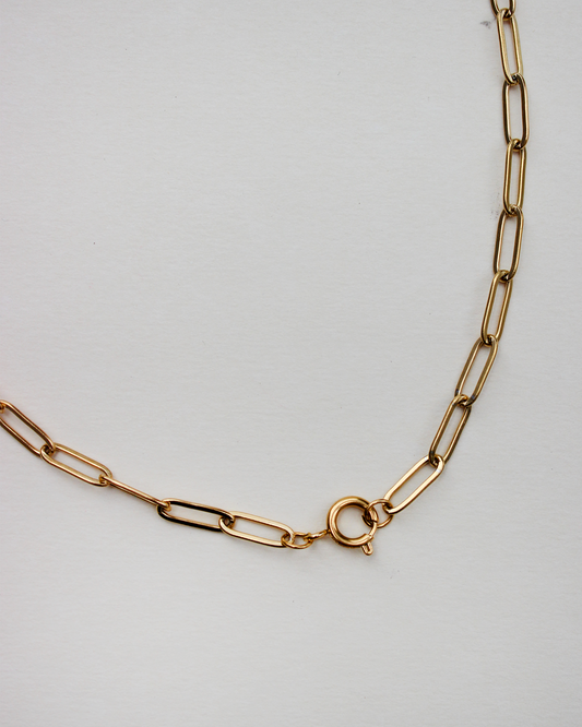Collier Camélia doré - interchangeable