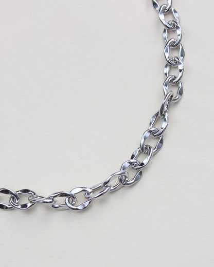 Collier Ezra argenté - jusqu'à 7 charms