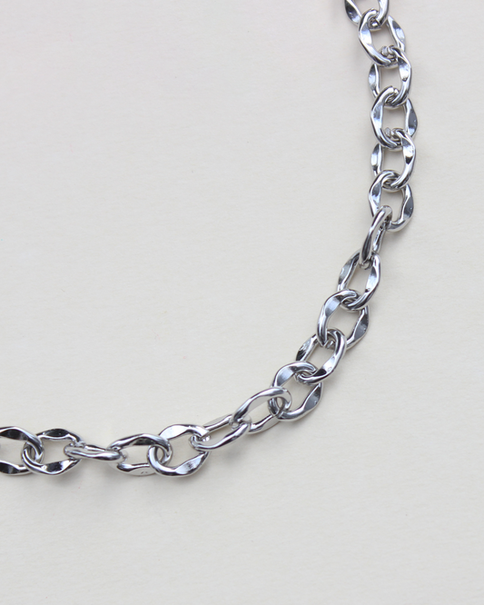 Collier Ezra argenté - jusqu'à 7 charms