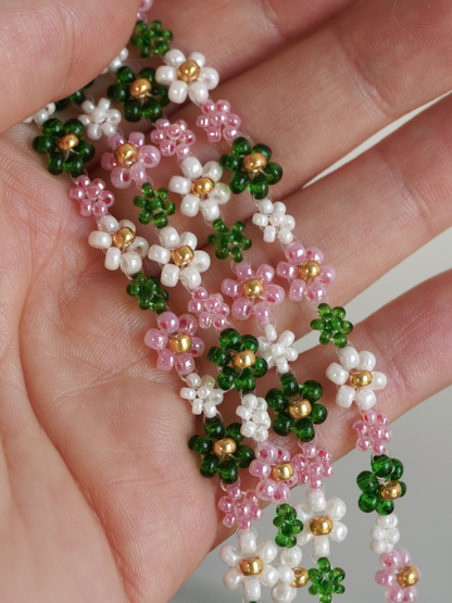 Collier Jasmine vert