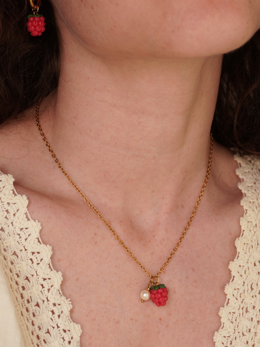 Collier framboise