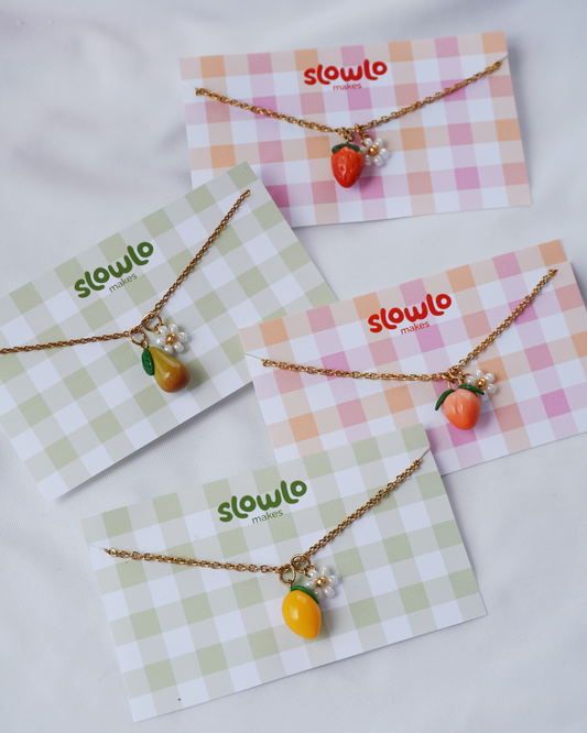 Colliers fruits & fleurs