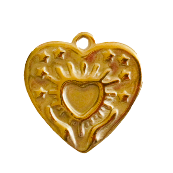 Médaillon coeur (central)