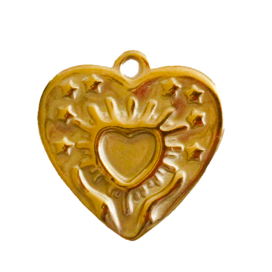 Médaillon coeur (central)