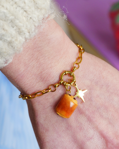Bracelet Julia doré - interchangeable