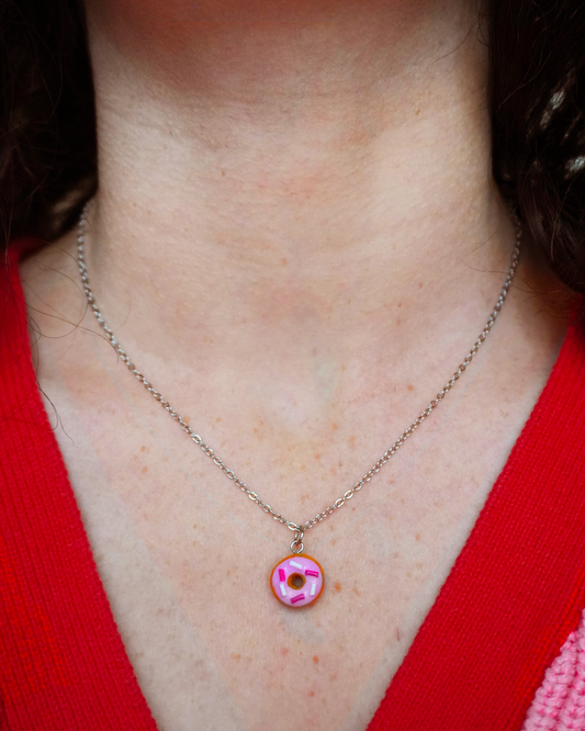 Collier Lily argenté - interchangeable