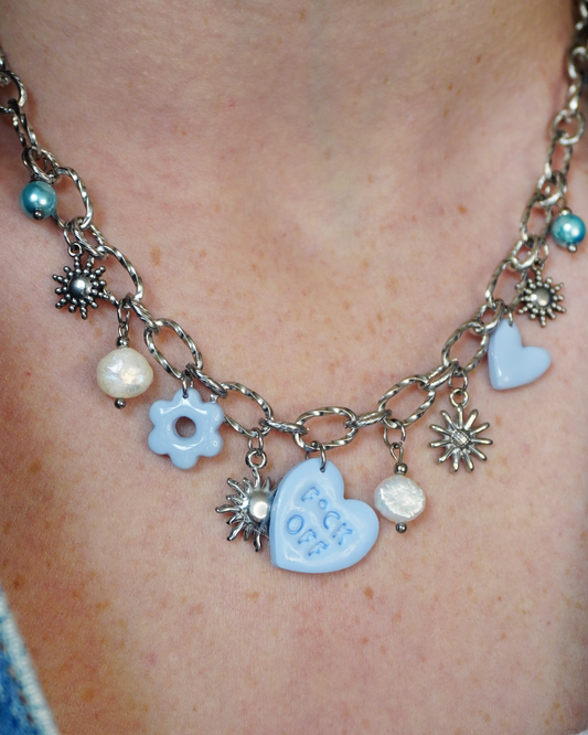 Collier Louisa - bleu