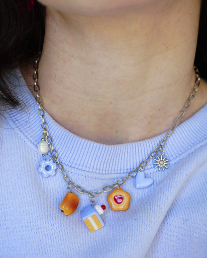 Collier Lou argenté - jusqu'à 7 charms