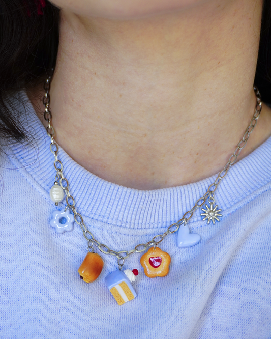 Collier Lou argenté - jusqu'à 7 charms