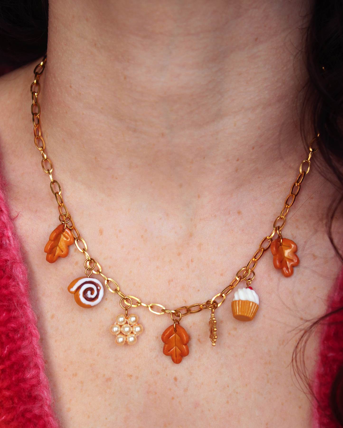 Collier Lou doré - jusqu'à 7 charms