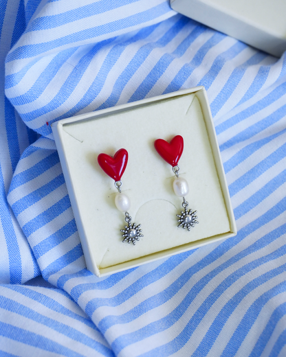 Boucles d'oreilles Marta - doré et argenté